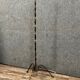 Vintage floor lamp foot in iron, glass and gilded brass circa 1950