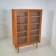 Display cabinet by WK Möbel showcase 1970s Vintage Teak