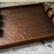 Art Deco teak plateau