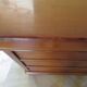 Beautiful Louis Philippe chest of drawers with 4 drawers - 3 locks - in cherry wood - 1980s