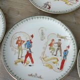 Talking dessert plates, Choisy-le-Roi