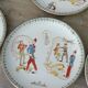 Assiettes à dessert parlantes Choisy-le-Roi