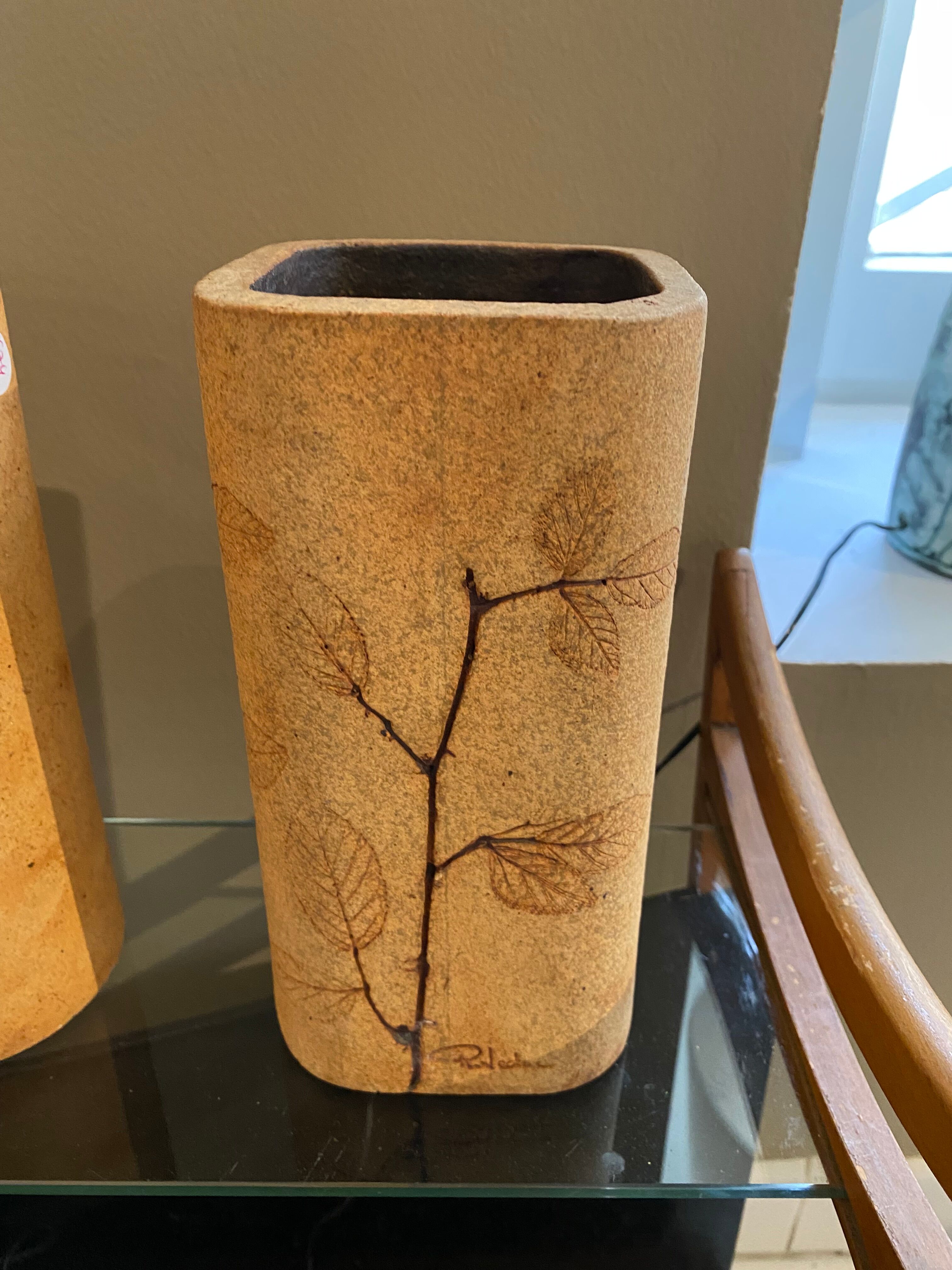 Ceramic vase Leduc 1950