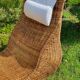 Karlskrona rattan chaise longue by Karl Malmvall for Ikea