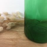 Green glass apothecary jar