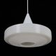 Lampe suspendue Rotaflex / Attribuée à John et Sylvia Reid / Teck / Design moderne du milieu du siècle / Années 1960