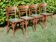 Set of 4 superb vintage Baumann bistro chairs.