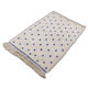 Tapis marocain pois bleu 105x155 cm