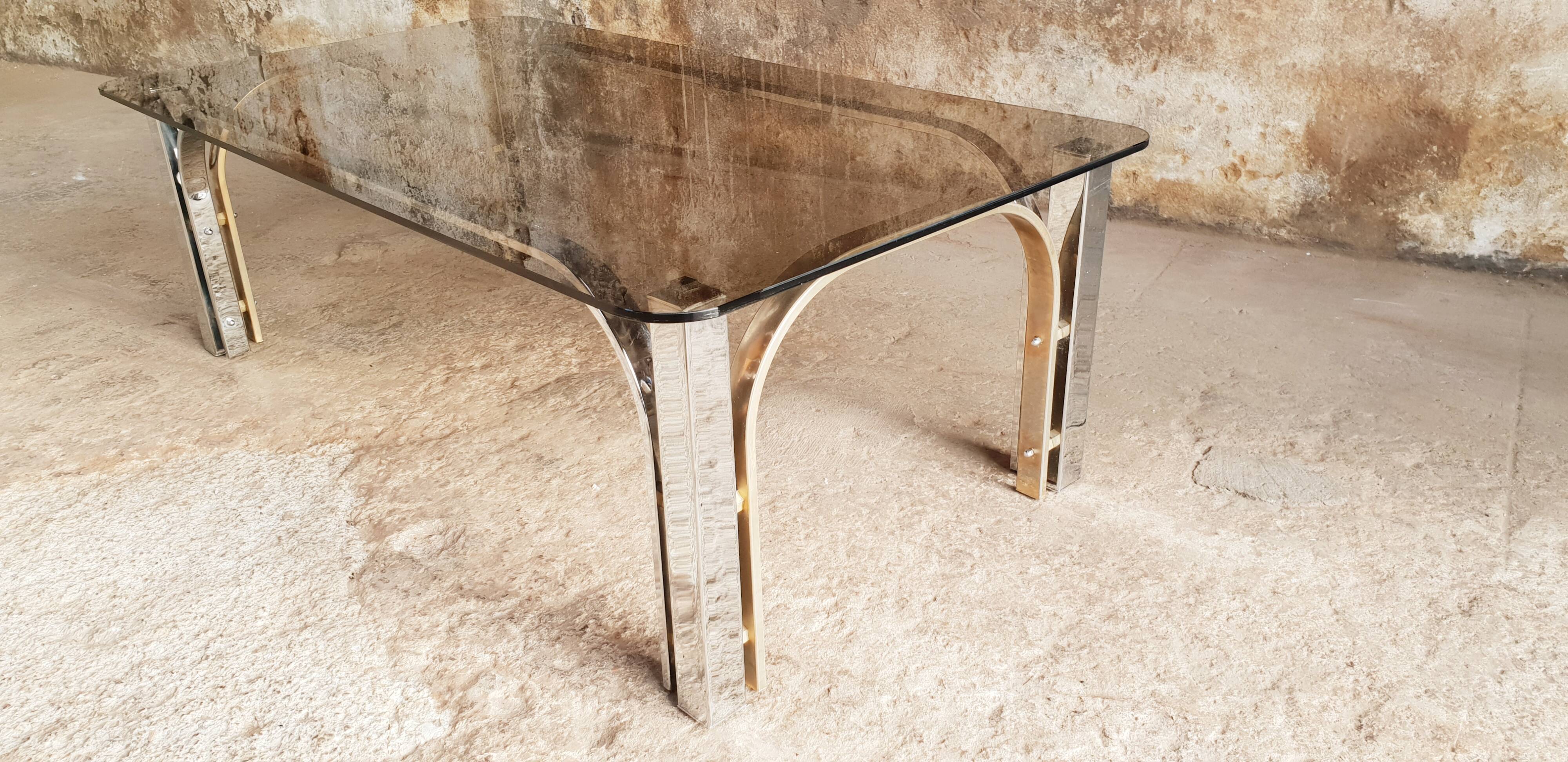 Table basse en verre