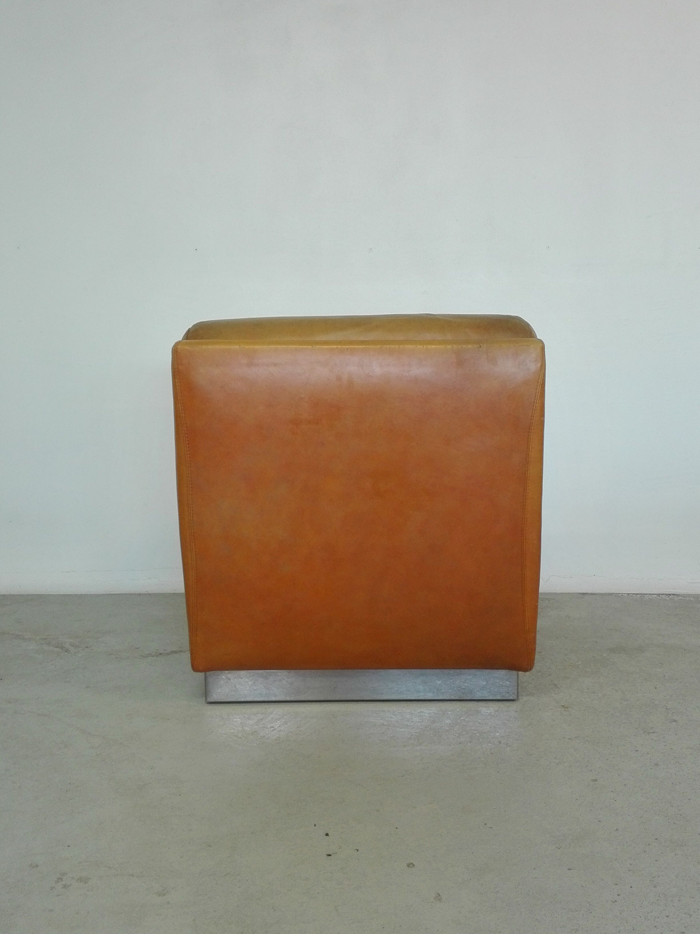 Camel leather heater,  70s