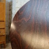 Set of stackable wooden chairs