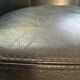 Paire fauteuil cabriolet cuir noir 1990