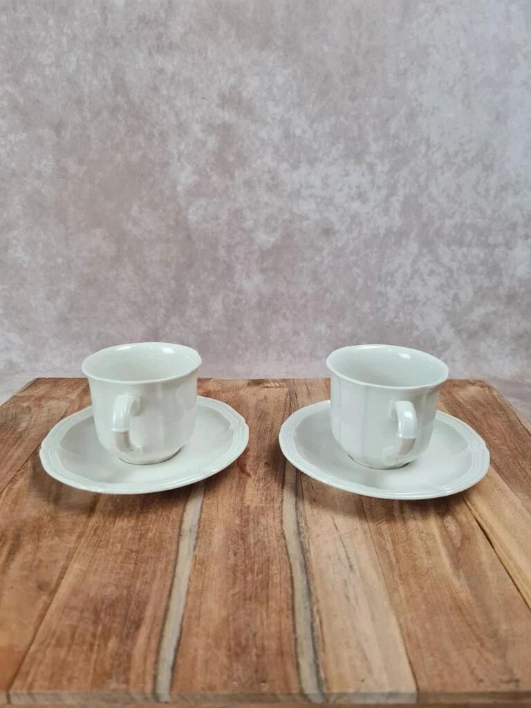 Two cups & saucers Villeroy & Boch – Manoir
