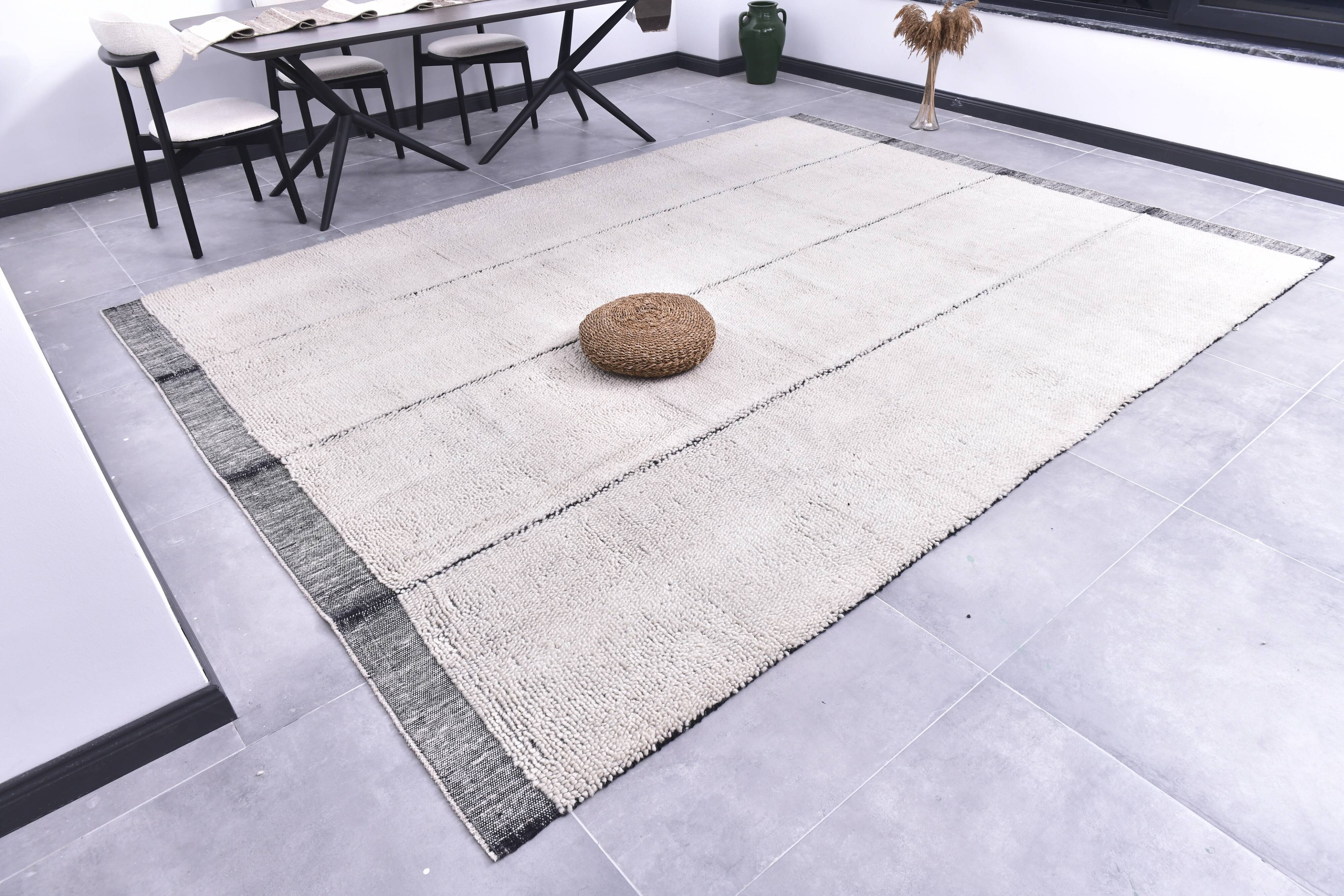 9x12 Mid Century Modern Vintage Rug, 273x361Cm