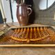 Small asparagus dish in slip