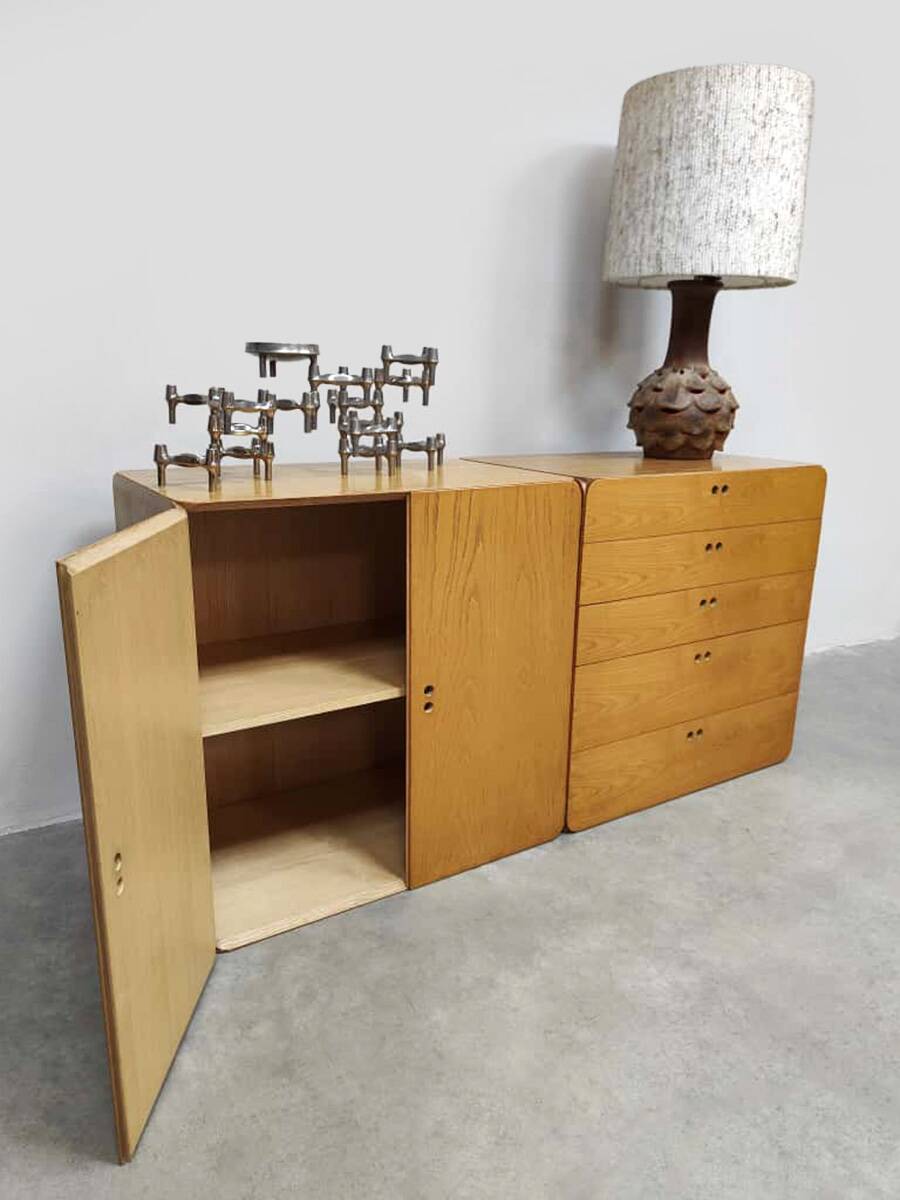 Commode, armoire modulable vintage 'Samara' Derk Jan de Vries