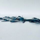 Metal peacock wall decoration