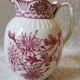 Creil and Montereau 19th century toilet set - Rare Chrysanthème model