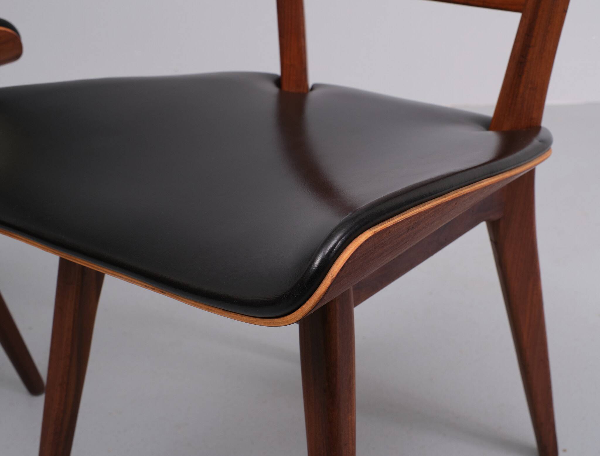 Cees Braakman curved ladder chairs 1950s Holland