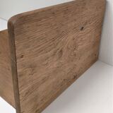 Shelf solid oak patinated years 50-60 years