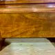 Dressing table art deco 1920 walnut magnifying glass portor marble