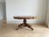 Table basse ovale en bois de ronce de noyer