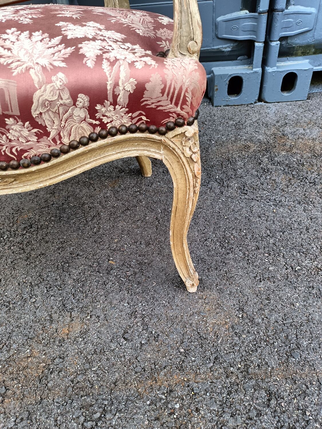 Pair of antique armchairs Louis XV style