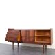 Mid-Century Polish Walnut Sideboard from Bytomskie Fabryki Mebli, 1960s.