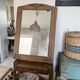 Miroir bois biseau