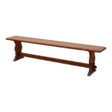 Rustic oak bench with nice patina, France ca. 1900