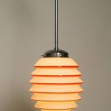 Beautiful rare original glass ceiling lamp from the 1930s