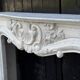 Louis XV Style Fireplace in Carrara Marble, Circa 1980