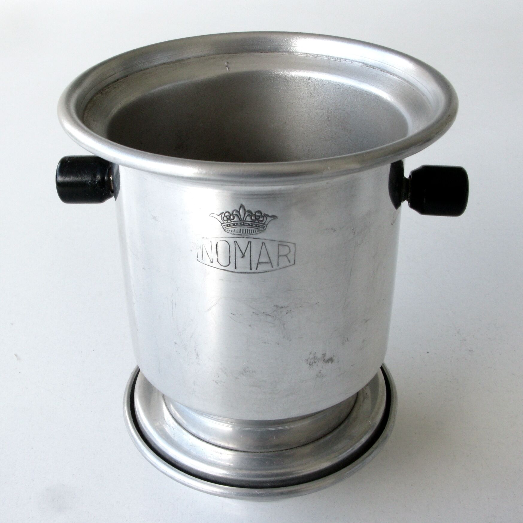 Old Nomar porcelain coffee maker with filter - like new - flower decor