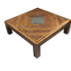 Solid oak coffee table