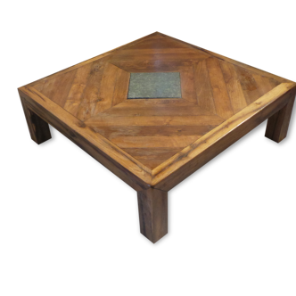 Solid oak coffee table