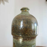 Glazed glazed sandstone soliflore vase 1960