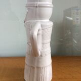 Vintage anthropomorphic vase in glazed terracotta