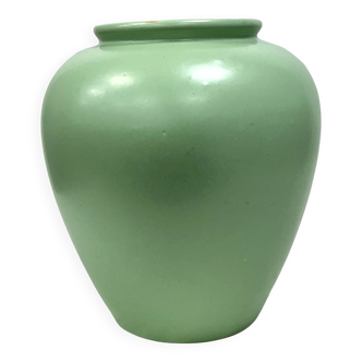 Scheurich 504-20 mint minimalism ceramic vase, Germany 1970s
