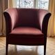 Paire de fauteuils tonneau