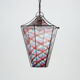 Murano Bianconi glass lantern suspension for Venini circa 1950