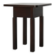 Art Deco square Oak Side Table, France, circa 1920