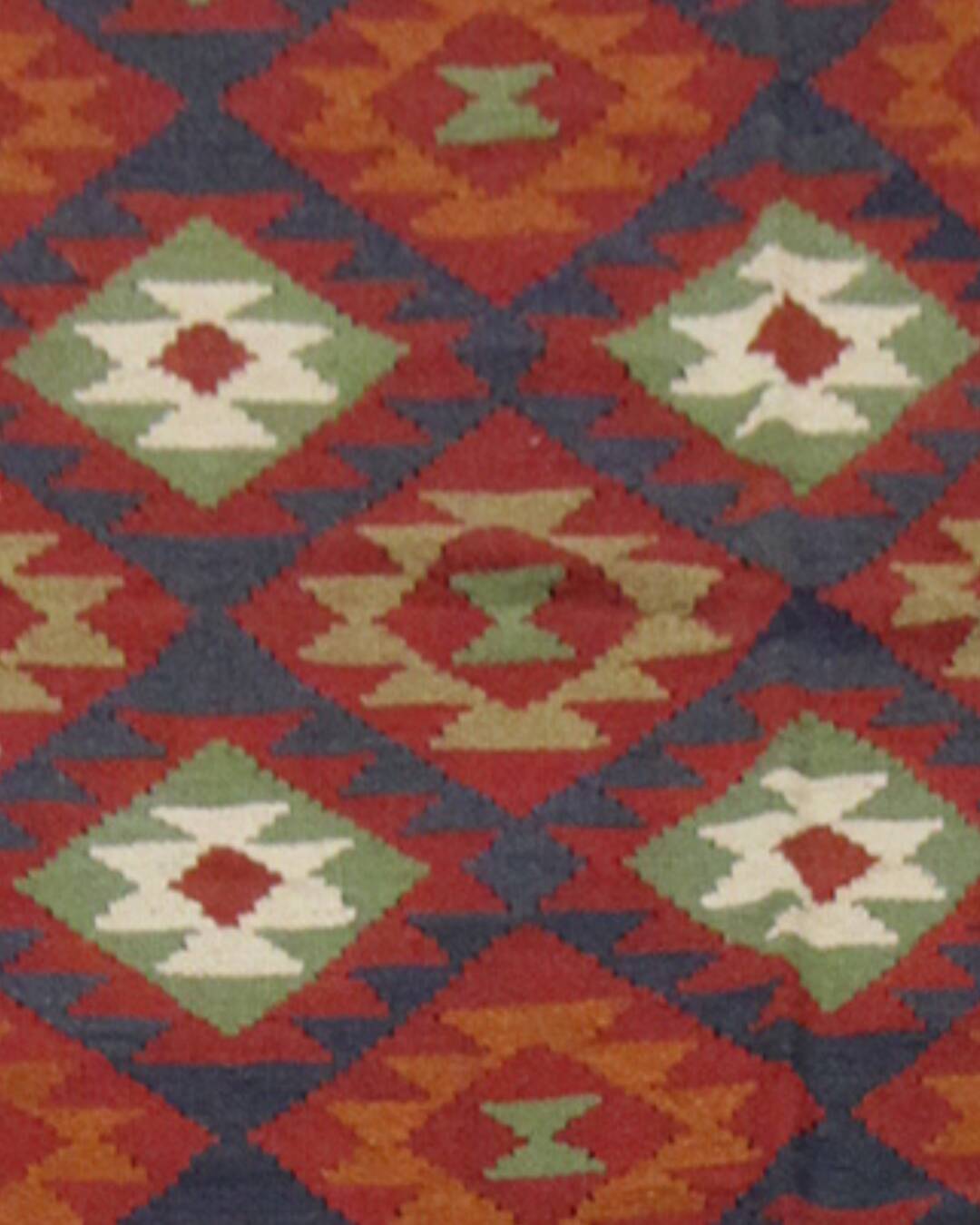 Burgundy Wool Kilim Rug, Large Afghan Tribal Flatweave 304x200cm