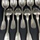 12 large spoons 12 forks silver metal net model Lou style