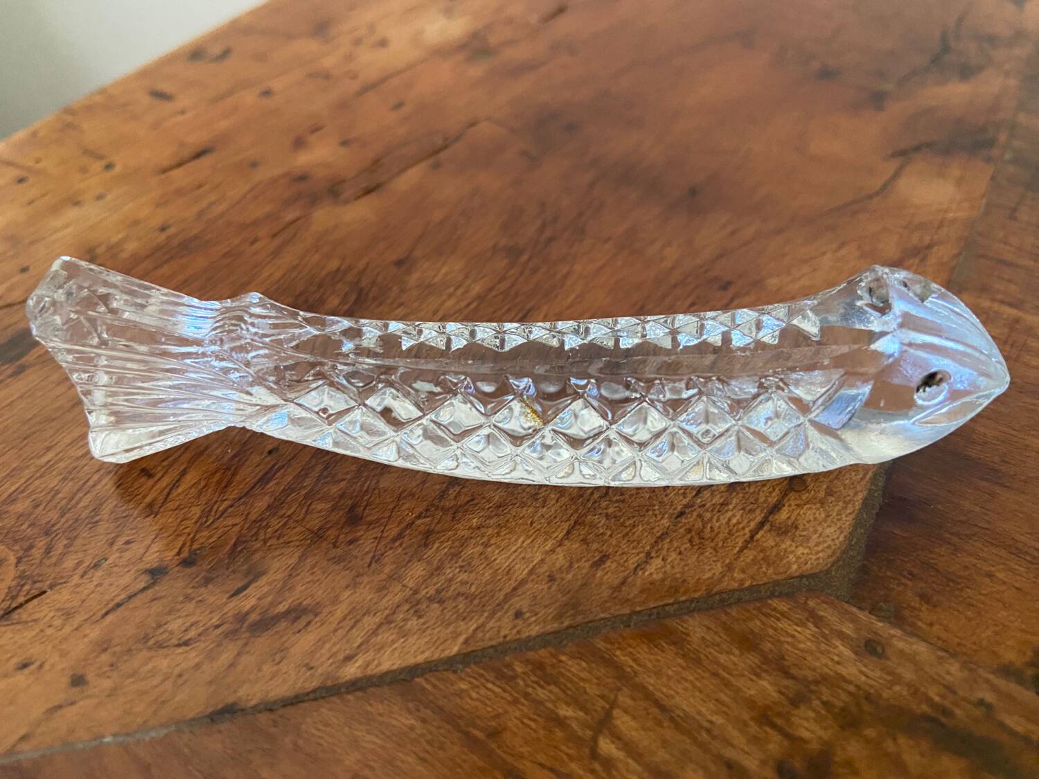 Cut crystal fish