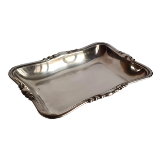 Silver metal dish