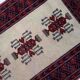Vintage carpet Uzbek Bukhara handmade 61cm x 190cm 1960s