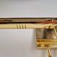 Regency Brass Acrylic Cabinet Lamp by Lumina, 1980s, Set of 3