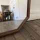Miroir scandinave en bois, années 60