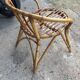 Vintage rattan armchair