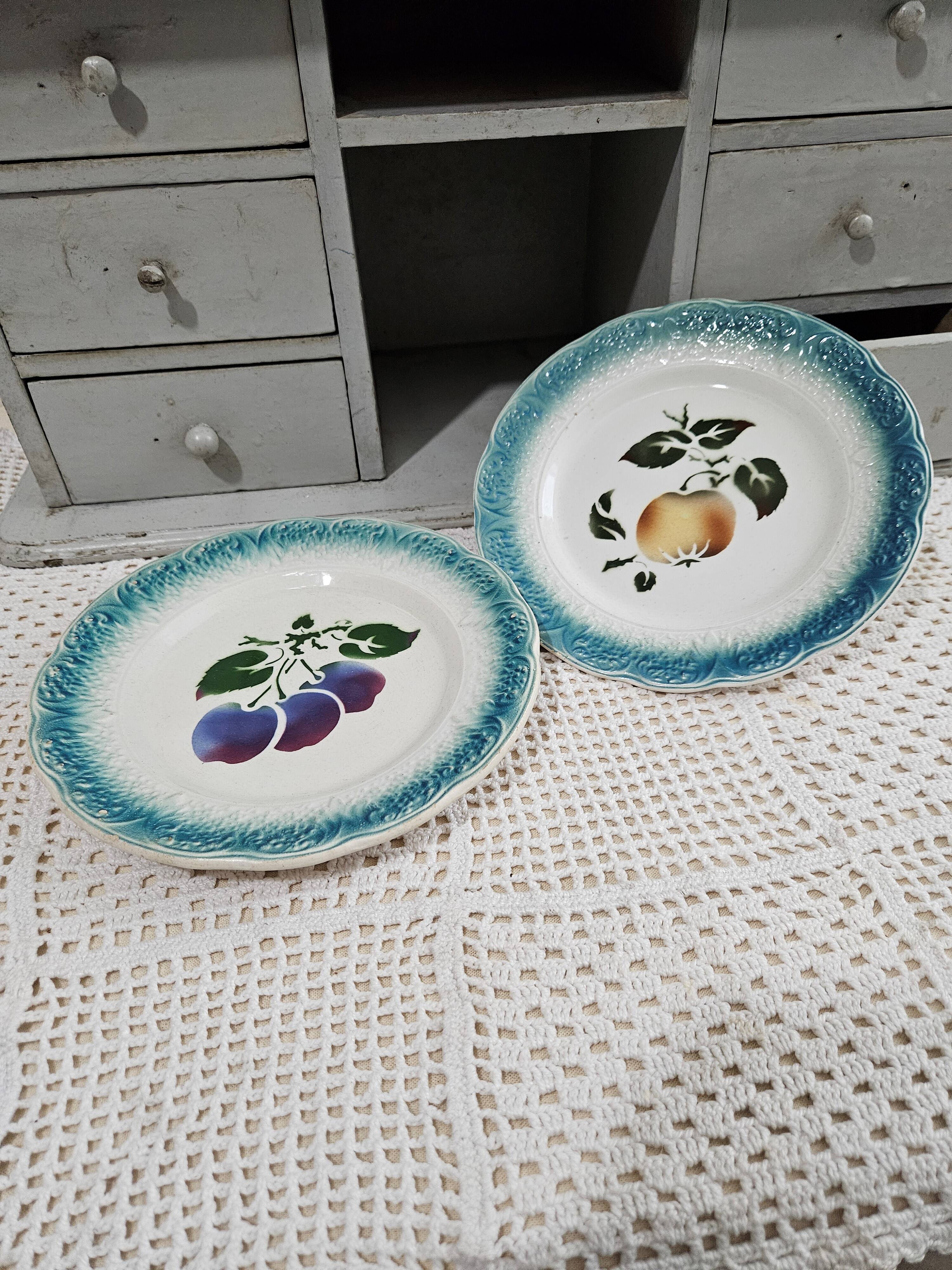 Dessert plates - Clairefontaine earthenware